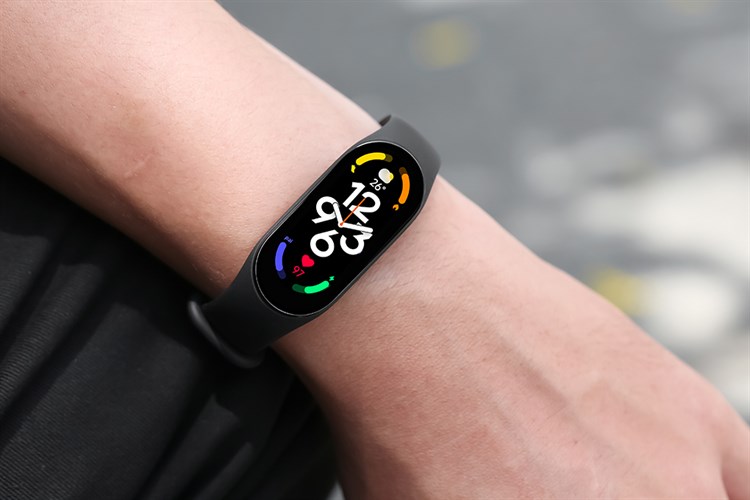 Vòng đeo tay thông minh Mi Band 7 Đen Màu Đen