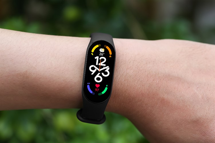 Vòng đeo tay thông minh Mi Band 7 Đen Màu Đen