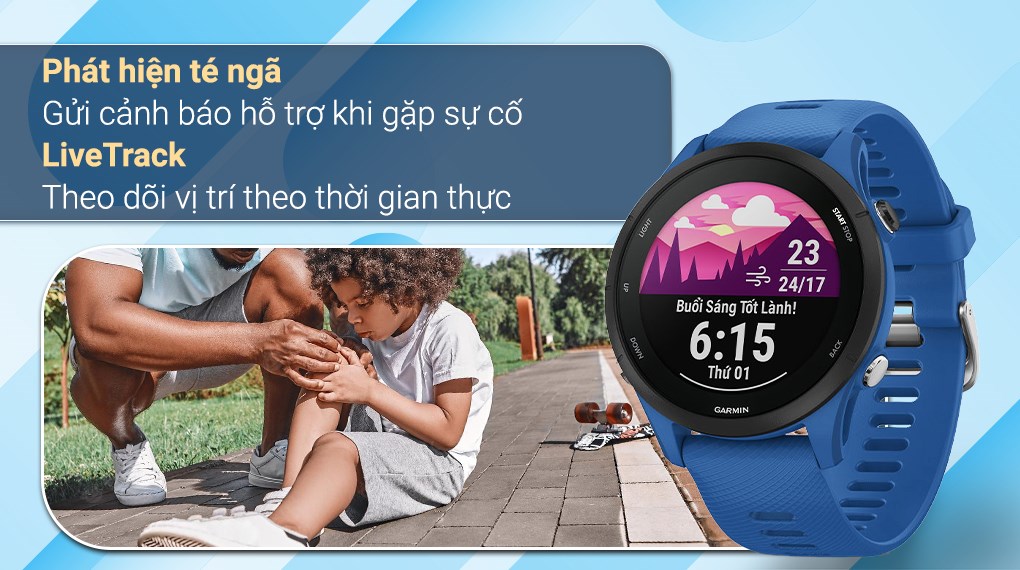 Đồng hồ thông minh Garmin Forerunner 255 45.6mm