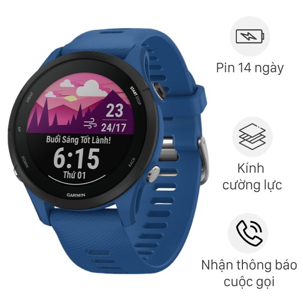 Đồng Hồ Thông Minh Garmin Forerunner 255 45.6Mm