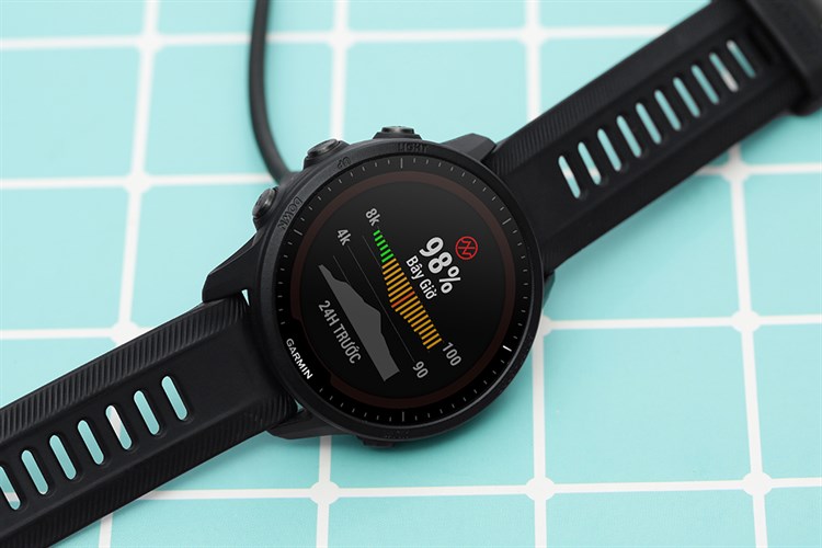 Đồng hồ thông minh Garmin Forerunner 955 46.5mm Đen Màu Đen
