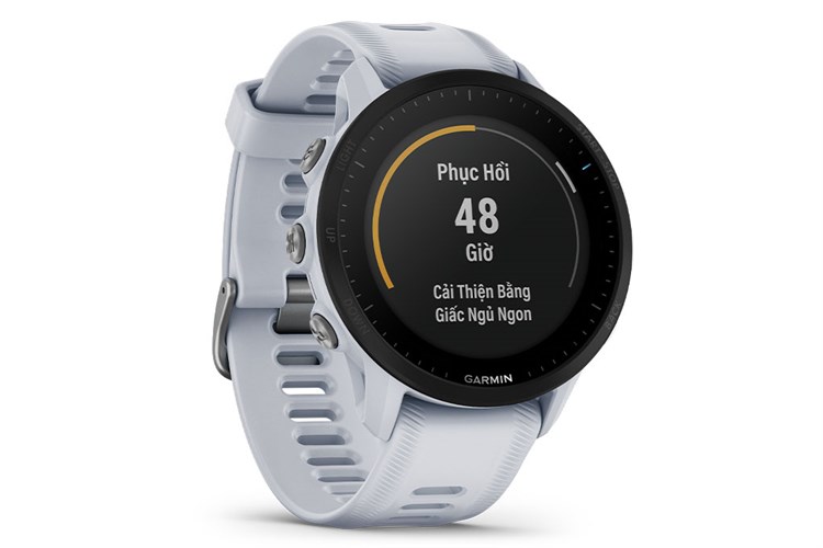 Đồng hồ thông minh Garmin Forerunner 955 46.5mm Đen Màu Trắng