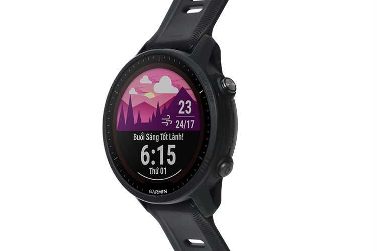 Đồng hồ thông minh Garmin Forerunner 955 46.5mm Đen Màu Đen