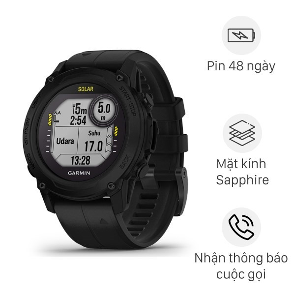 Đồng Hồ Thông Minh Garmin Descent G1 Solar 45.5Mm