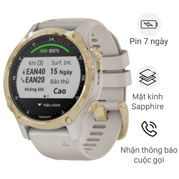 Đồng Hồ Thông Minh Garmin Descent Mk2S 43Mm