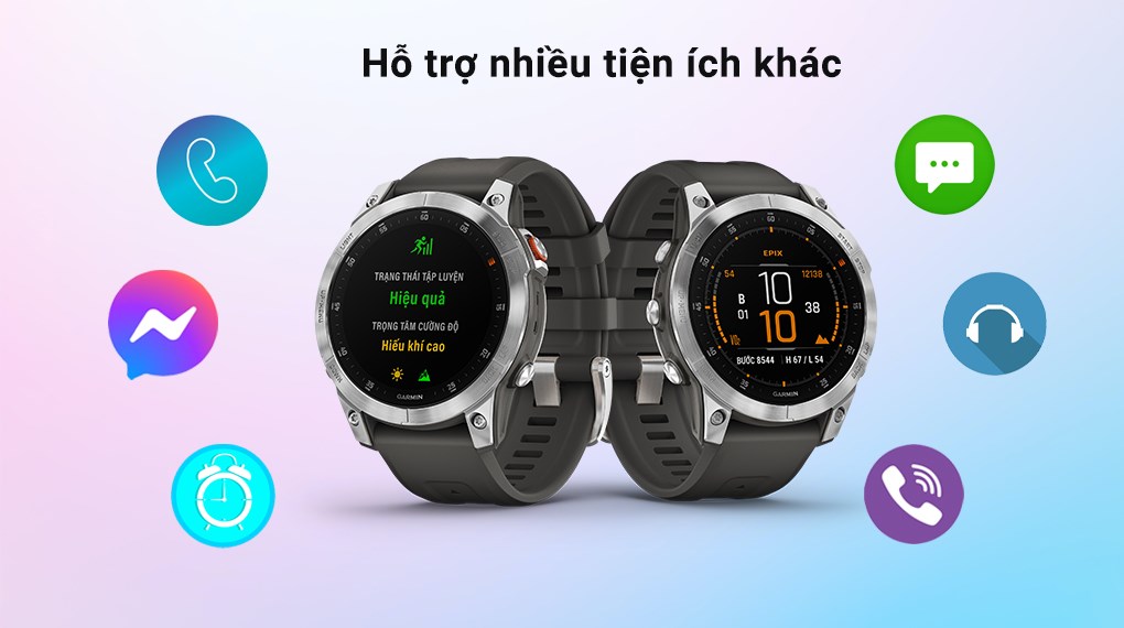 Đồng hồ thông minh Garmin Epix Gen 2 47mm Xám