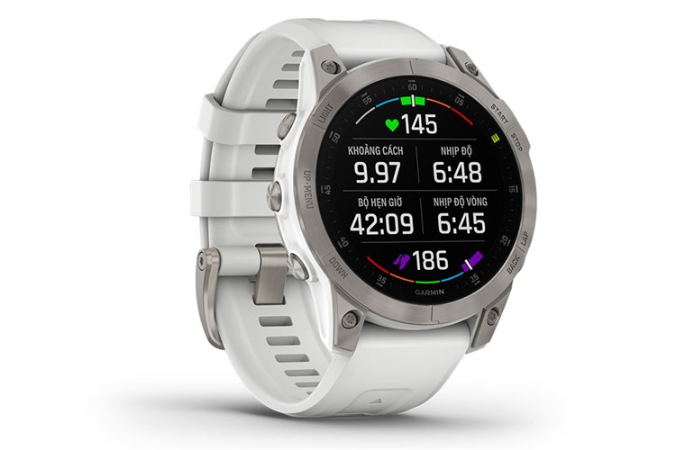 Đồng hồ thông minh Garmin Epix Gen 2 Titanium 47mm Màu Trắng