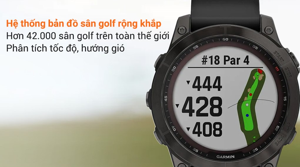 Đồng hồ thông minh Garmin Fenix 7 Sapphire 47mm Đen