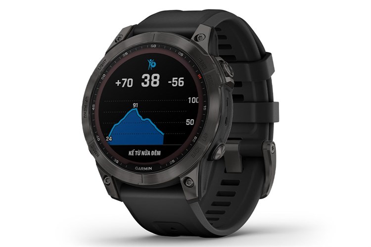 Đồng hồ thông minh Garmin Fenix 7 Sapphire 47mm Đen Màu Đen - Xám