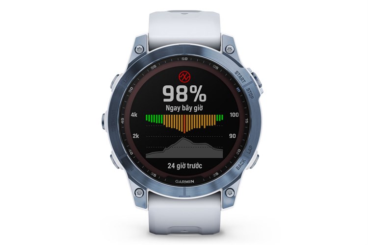 Đồng hồ thông minh Garmin Fenix 7 Sapphire 47mm Đen Màu Trắng