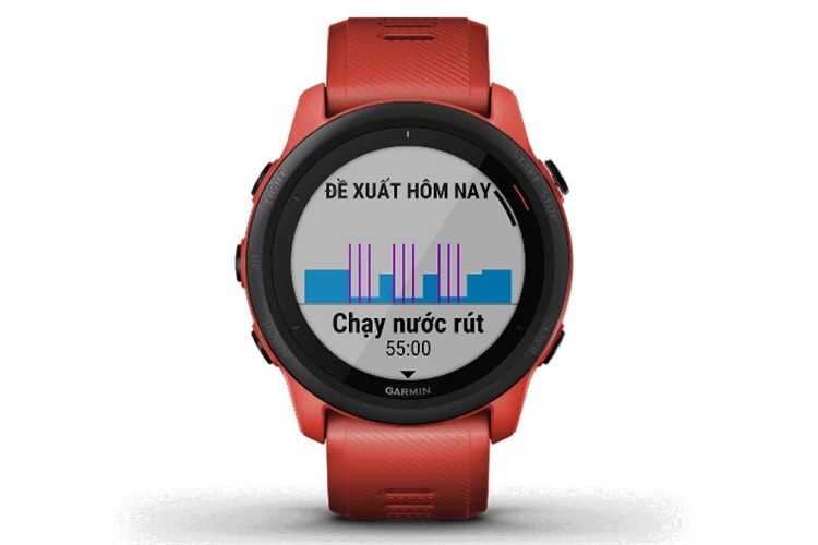 Đồng hồ thông minh Garmin Forerunner 745 43.8mm Màu Đỏ