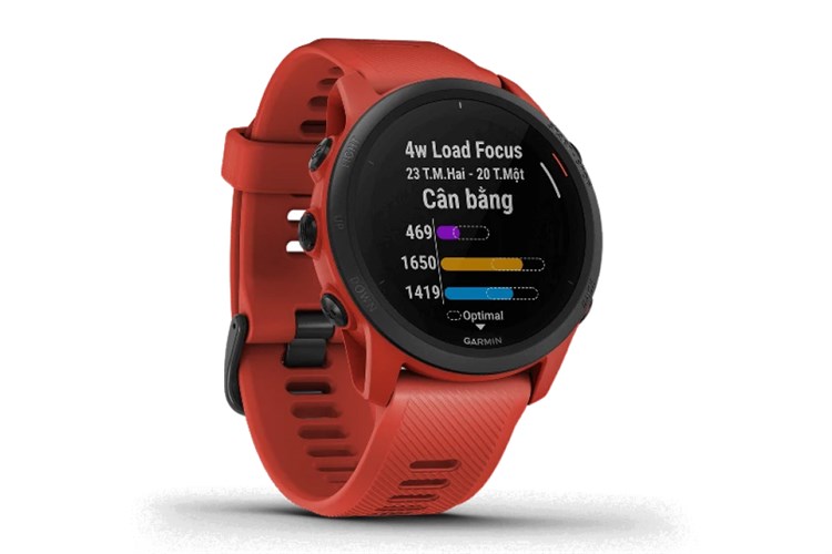 Đồng hồ thông minh Garmin Forerunner 745 43.8mm Màu Đỏ