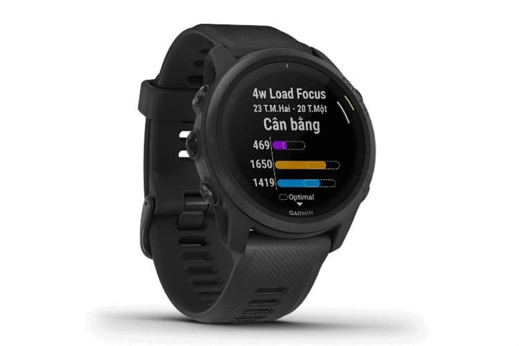 Đồng hồ thông minh Garmin Forerunner 745 43.8mm Màu Đen