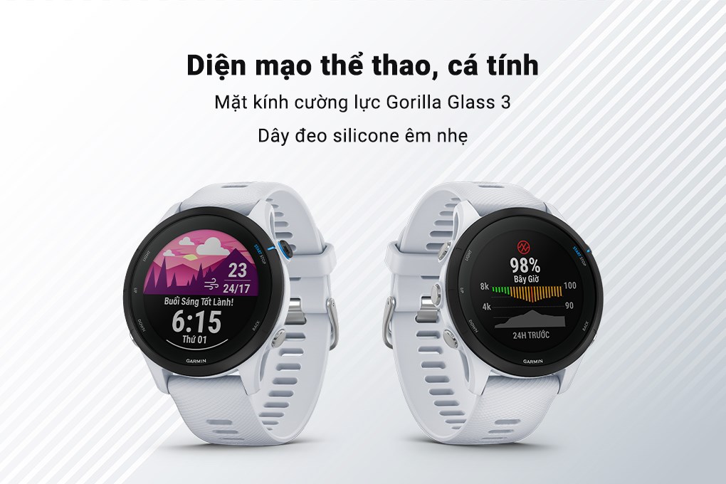 Đồng hồ thông minh Garmin Forerunner 255 Music 45.6mm