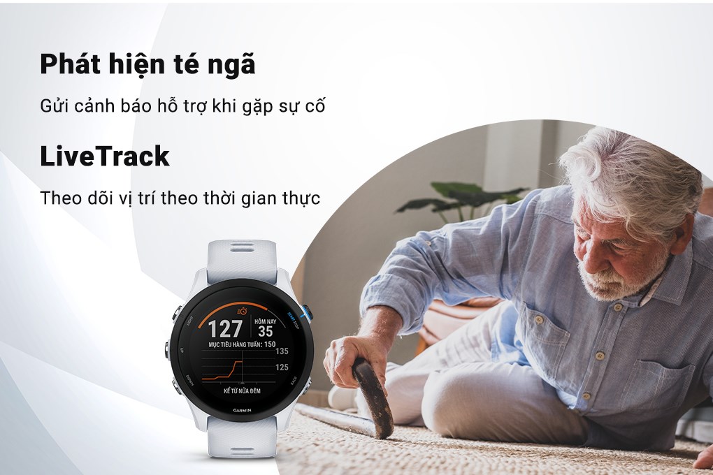 Đồng hồ thông minh Garmin Forerunner 255 Music 45.6mm