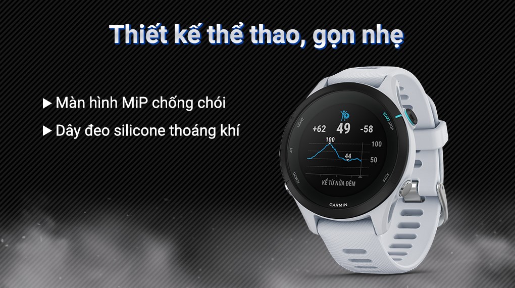 Đồng hồ thông minh Garmin Forerunner 255S Music 41mm