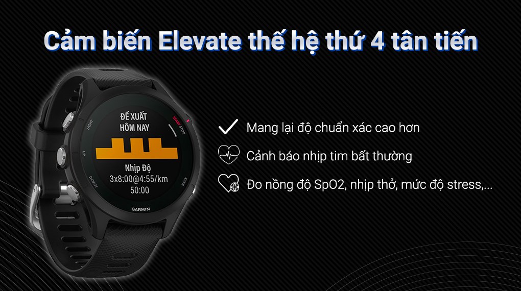 Đồng hồ thông minh Garmin Forerunner 255S Music 41mm