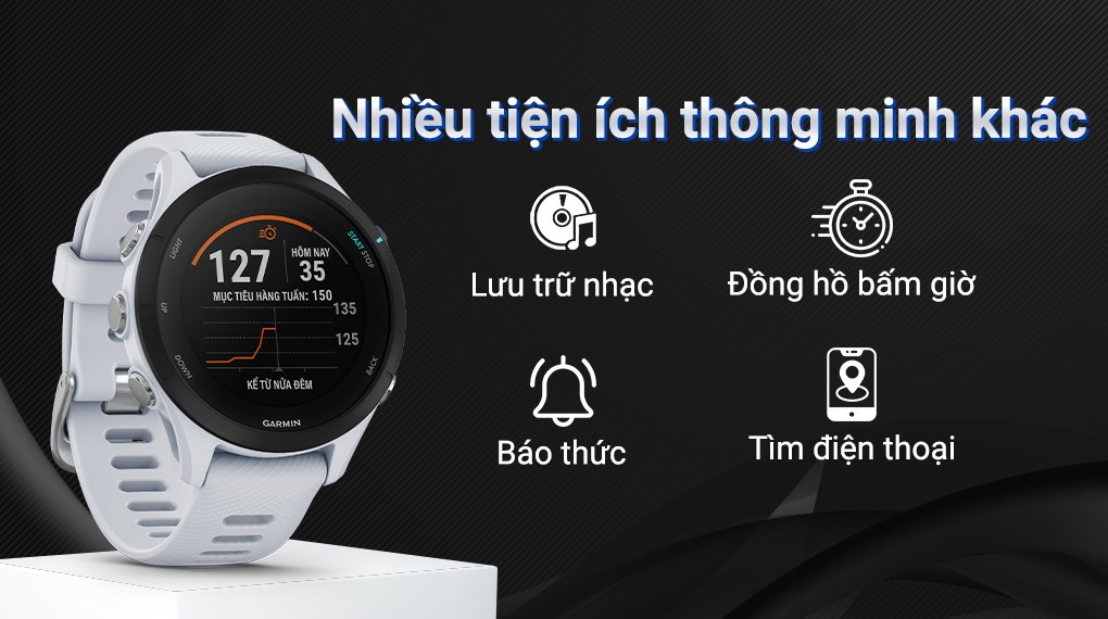 Đồng hồ thông minh Garmin Forerunner 255S Music 41mm