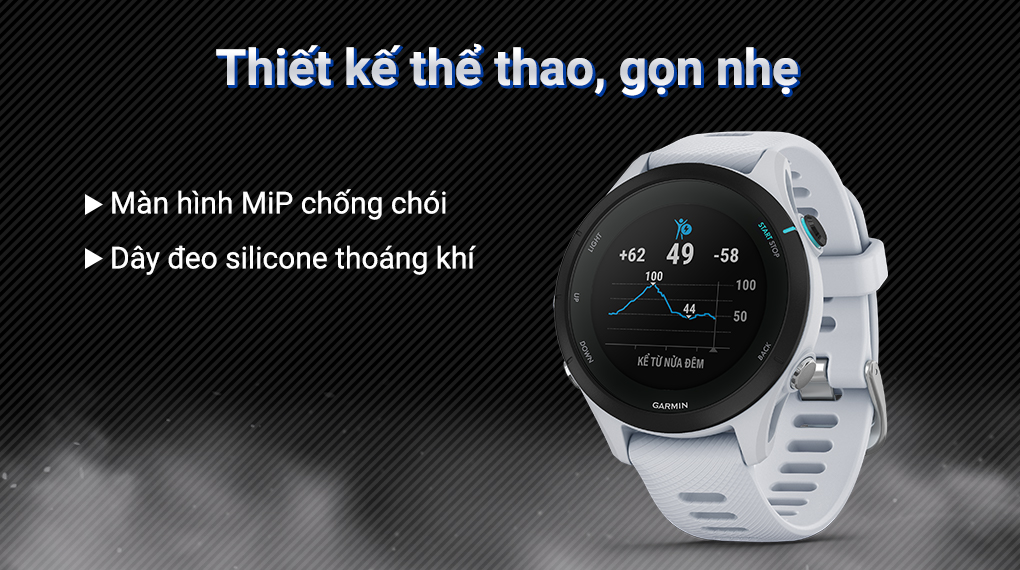 Garmin Forerunner 255S Music - Thiết kế