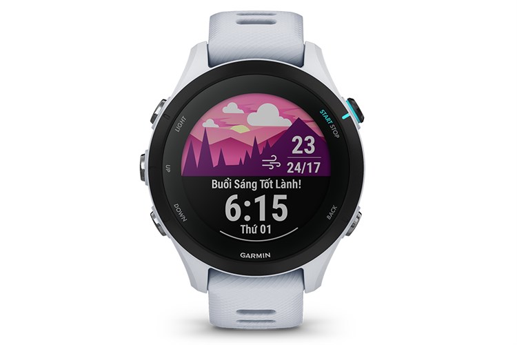 Đồng hồ thông minh Garmin Forerunner 255S Music 41mm Màu Trắng