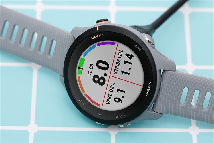 Đồng hồ thông minh Garmin Forerunner 255S 41mm Màu Xám