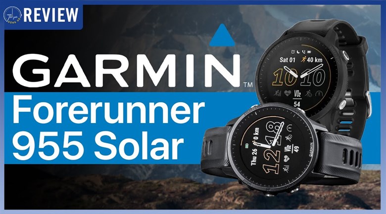 Đồng hồ thông minh Garmin Forerunner 955 Solar Đen