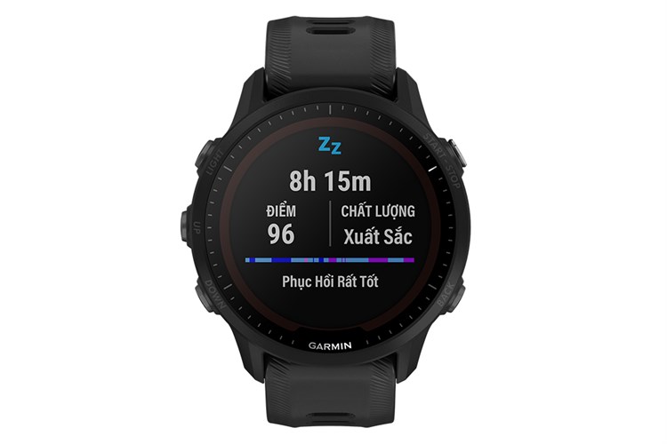Đồng hồ thông minh Garmin Forerunner 955 Solar 46.5mm Đen Màu Đen