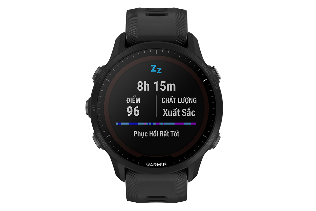 Đồng hồ thông minh Garmin Forerunner 955 Solar 46.5mm Đen - 2