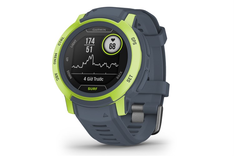 Đồng hồ thông minh Garmin Instinct 2 Surf Edition 45mm Xám Màu Xám