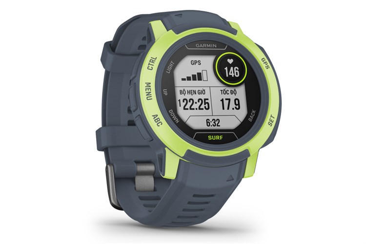 Đồng hồ thông minh Garmin Instinct 2 Surf Edition 45mm Xám Màu Xám
