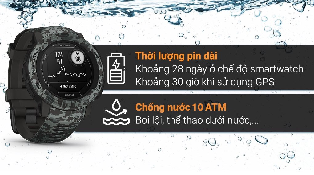 Đồng hồ thông minh Garmin Instinct 2 45mm