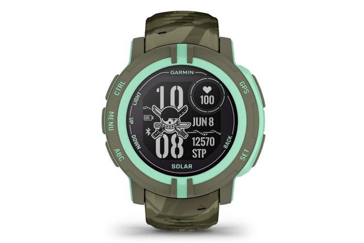 Đồng hồ thông minh Garmin Instinct 2 Solar One Piece 45mm Màu Xanh bộ đội