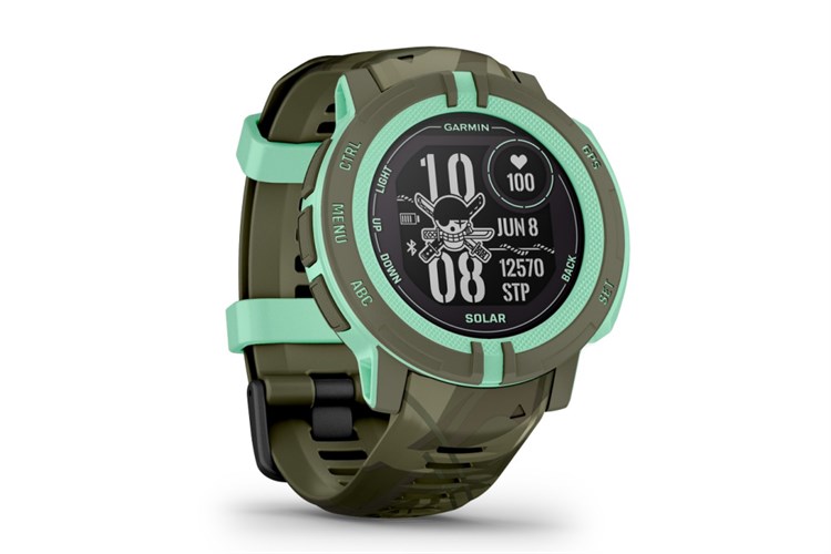 Đồng hồ thông minh Garmin Instinct 2 Solar One Piece 45mm Màu Xanh bộ đội