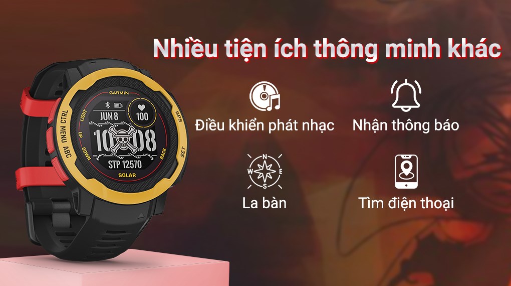 Đồng hồ thông minh Garmin Instinct 2 Solar One Piece 45mm