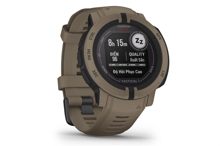 Đồng hồ thông minh Garmin Instinct 2 Solar Tactical Edition 45mm Màu Nâu
