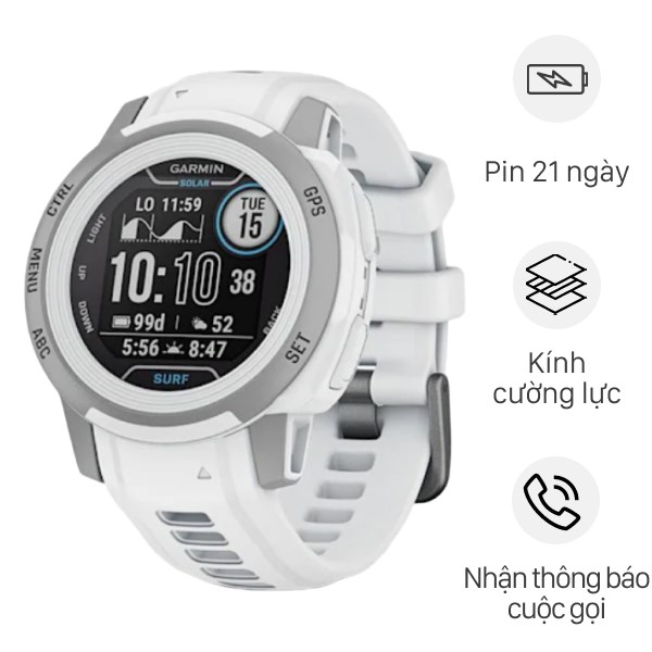 Đồng Hồ Thông Minh Garmin Instinct 2S Solar Surf Edition 40Mm