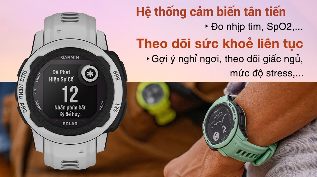 Garmin Instinct 2S Solar 40mm dây silicone