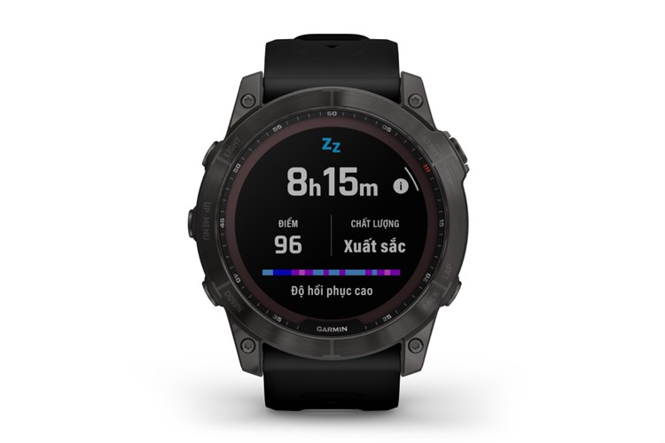 Đồng hồ thông minh Garmin Fenix 7X Solar Titanium 51mm Màu Xám
