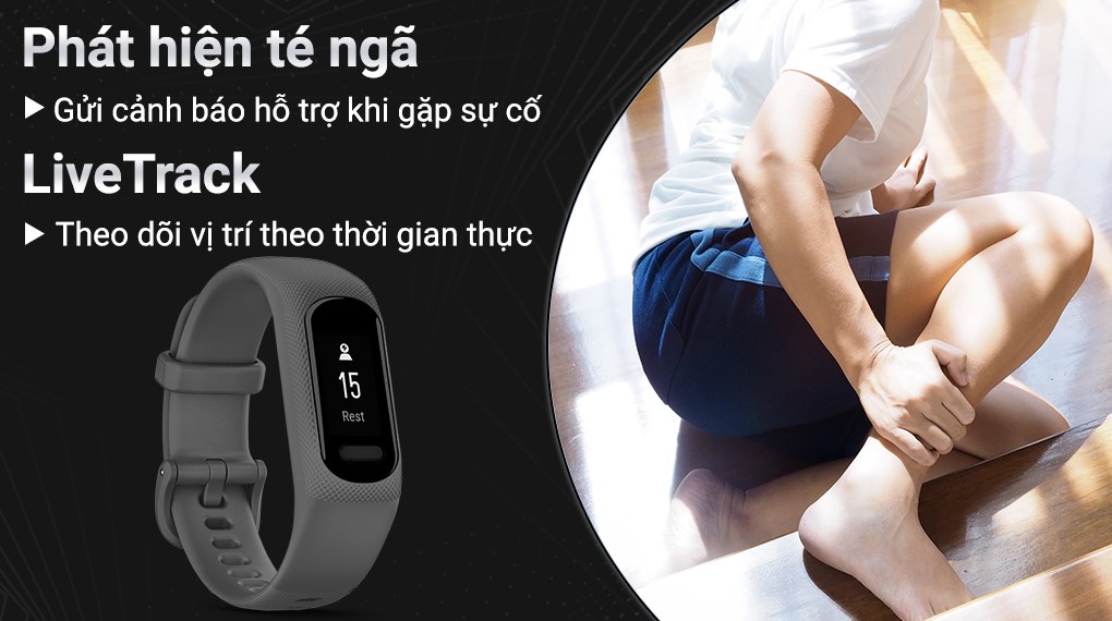 Đồng hồ thông minh Garmin Vivosmart 5 size lớn