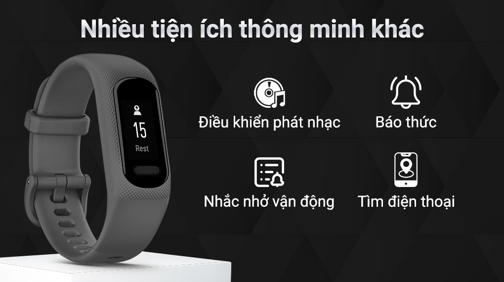 Đồng hồ thông minh Garmin Vivosmart 5 size lớn