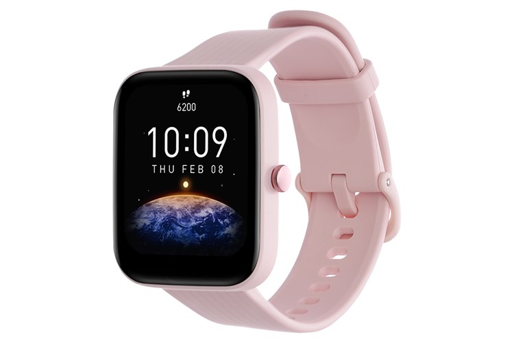 Đồng hồ thông minh Amazfit Bip 3 44.12mm Màu Hồng