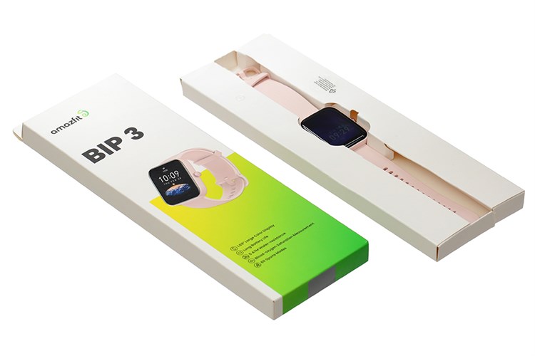 Đồng hồ thông minh Amazfit Bip 3 44.12mm Màu Hồng