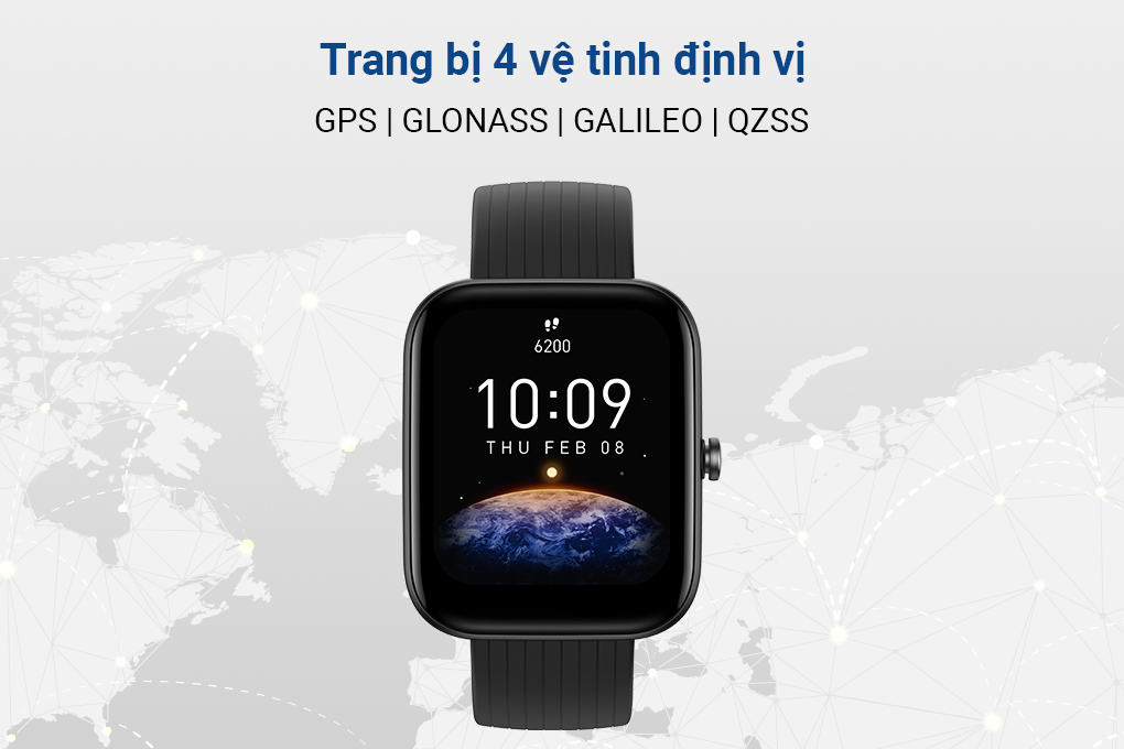 Amazfit Bip 3 Pro - 4 vệ tinh định vị