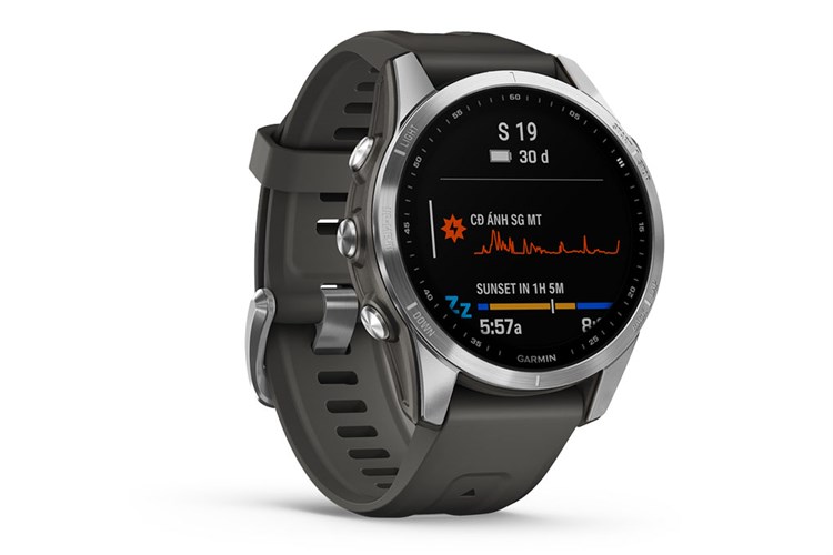 Đồng hồ thông minh Garmin Fenix 7S 42mm Xám Màu Xám