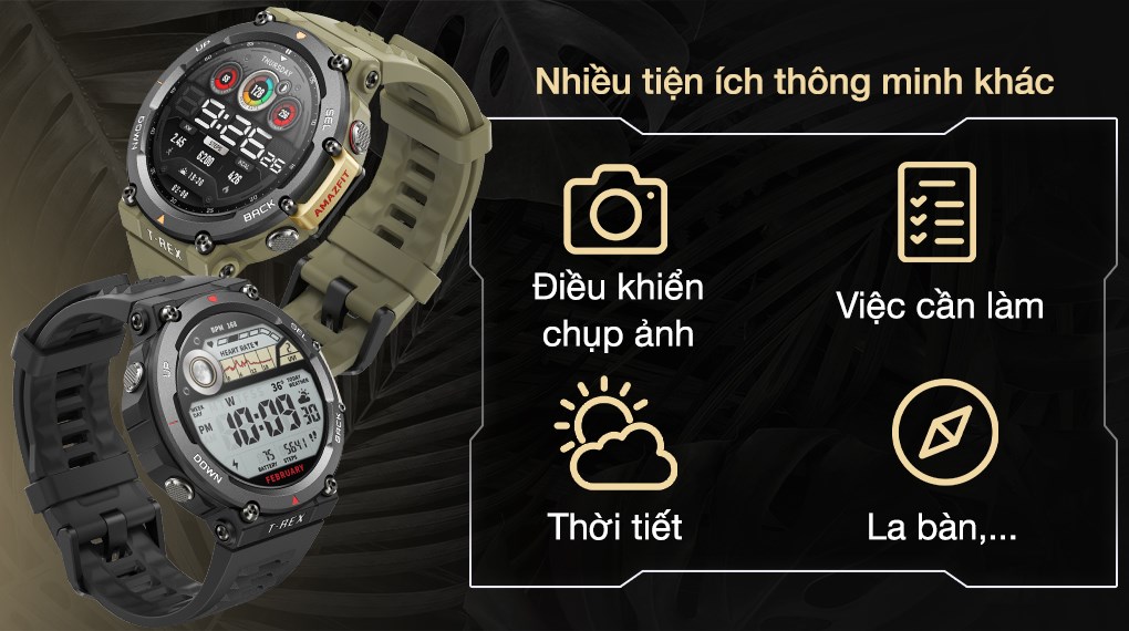 Đồng hồ thông minh Amazfit T-Rex 2 47.1mm