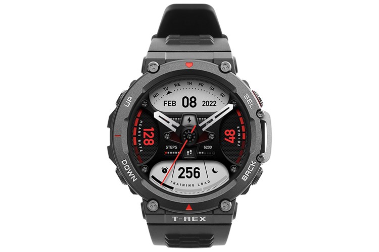 Đồng hồ thông minh Amazfit T-Rex 2 47.1mm Màu Đen - Bạc