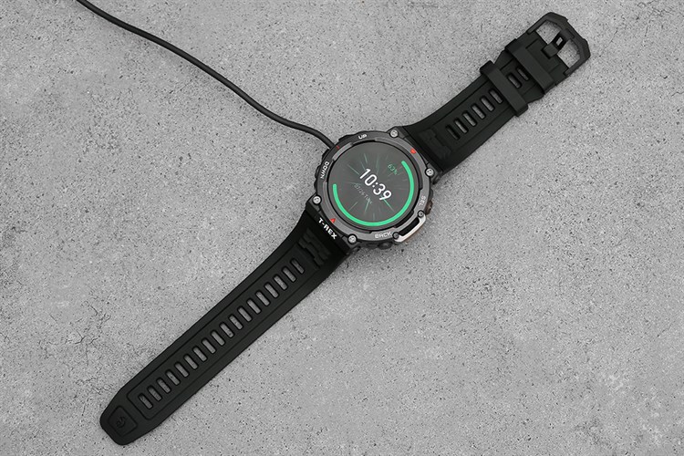 Đồng hồ thông minh Amazfit T-Rex 2 47.1mm Màu Đen - Bạc