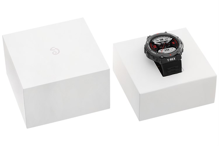 Đồng hồ thông minh Amazfit T-Rex 2 47.1mm Màu Đen - Bạc