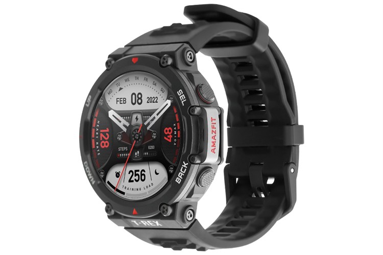 Đồng hồ thông minh Amazfit T-Rex 2 47.1mm Màu Đen - Bạc