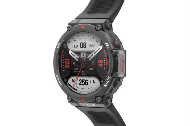 Đồng hồ thông minh Amazfit T-Rex 2 47.1mm Màu Đen - Bạc